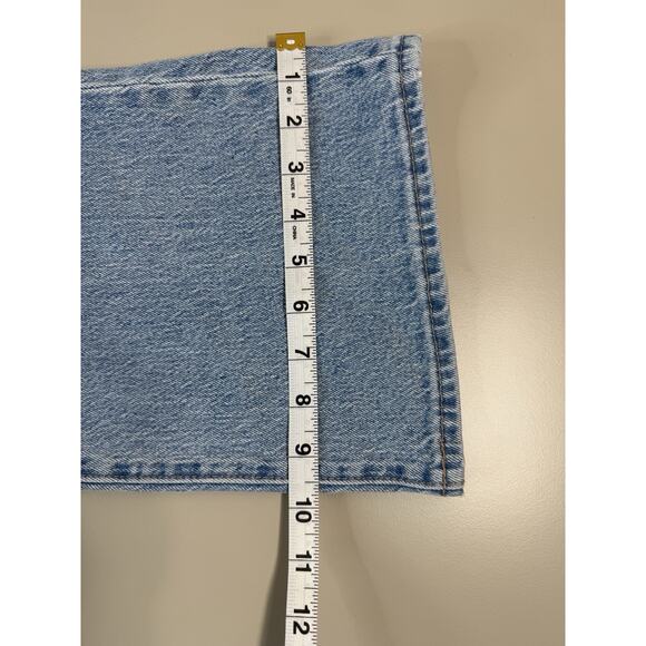 Rollas Womens Dallas Low Rise Slim Bootcut Denim Jeans 31 Light Rodeo Western - Picture 9 of 12